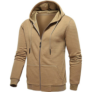 Sudaderas con capucha de alta calidad para hombre en blanco 410Gsm Full Zip up Hoody para hombre Basics Cotton Blended Custom Logo Sudaderas con capucha y sudaderas para hombre - Product Image 1