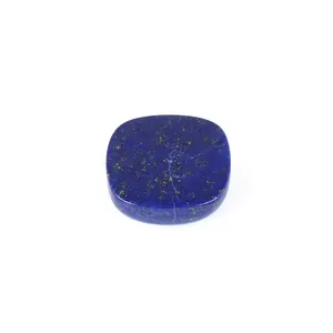 Pierres précieuses naturelles en lapis-lazuli bleu, forme coussin, cabochon lisse, pierres brutes certifiées par un tiers, vente en gros, Gopika Exports Jewelry - Product Image 1