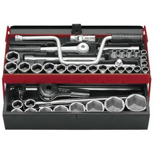 ชุดซ็อกเก็ตหกเหลี่ยมขนาด 1/2'' และ 3/4'' ของ Facom ขนาด 5 ถึง 50 มม. - Product Image 1