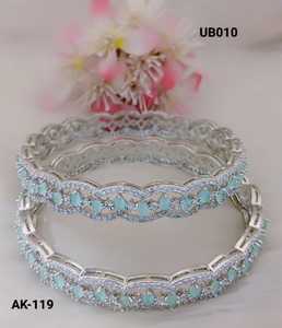 Ensemble de bracelets de mode AD faits à la main pour femmes bijoux étincelants pour les mariages vêtements de fête et cadeaux élégants - Product Image 2