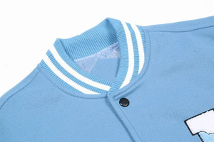 Chaqueta Varsity de Alta Calidad para Hombre, Mangas de Cuero Bordadas, Chaqueta Varsity Personalizada con Letras de Béisbol - Product Image 5