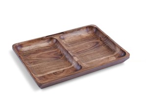 Plateau de service en bois rond moderne dans les sections intérieures pour une utilisation en restaurant de qualité durable avec une finition élégante à bas prix - Product Image 6