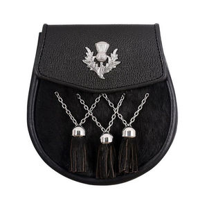 Bolsa de cuero genuino Sporran de fagot hecha a medida de primera clase, juego profesional personalizable al por mayor - Product Image 1