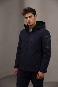 <b>Mens</b> Winter Long Satin Outdoor Warm Waterproof Windproof Eco-Friendly Thick <b>Poncho</b> Fashion Streetwear - Product Image 3