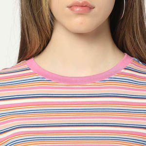 Tops Cortos de Algodón 100% de Primera Calidad para Mujer, Corte Regular, Antiencogimiento, Ecológicos, Servicio OEM - Product Image 5