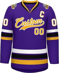 Uniformes de hockey sur glace personnalisés OEM | Vêtements d'équipe de haute qualité | Conception sublimée avec options d'impression de nom et de numéro - Product Image 1