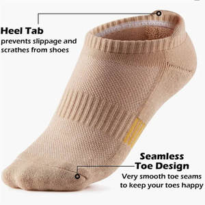 Chaussettes de basket-ball de compression athlétique pour hommes Best Elite Chaussettes d'équipage rembourrées anti-ampoules Chaussettes de sport confortables - Product Image 2