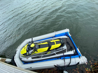 Bassin de sec gonflable personnalisé en PVC pour bateaux, durable et léger, idéal pour la prévention des évasements marins et le surf