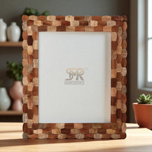 Cadre photo élégant en os incrusté fait à la main avec logo et taille personnalisables pour la décoration de maison de luxe ou collection de cadeaux uniques - Product Image 5