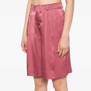 Short en Satin de Coton de Haute Qualité pour Femmes Respirant Style Sexy Design de Logo Personnalisé Meilleur Prix Tarif de Gros pour une Utilisation en Gym-Taille XS - Product Image 4