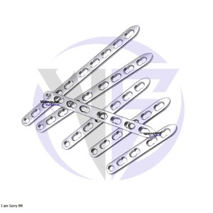 Plaque de compression dynamique (DCP) vétérinaire réutilisable en acier inoxydable, ensemble de 9 pièces, 3,5 mm, 468, 10, 12 trous pour opérations sur chiens et animaux de compagnie - Product Image 3