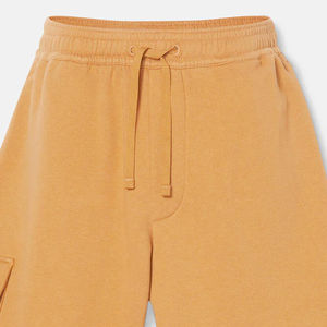 กางเกงวิ่งขาสั้นแบบลำลองของผู้ชายเสื้อแนวสตรีทผ้าคอตตอน100% มีกระเป๋าดีไซน์ล่าสุด2025 - Product Image 6