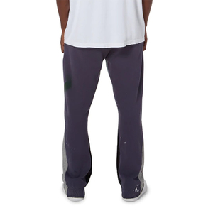 Wholesale Wide Leg French Terry <b>Stacked</b> Sweatpants Men,custom logo 100% Cotton Fleece Streetwear Flare <b>Joggers</b> Sweatpants - Product Image 2