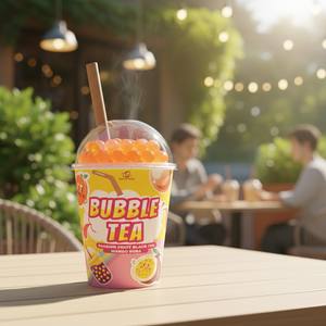 Instant Drink <b>Popping</b> <b>Boba</b> Tea with Flavor Ingredients - Product Image 2
