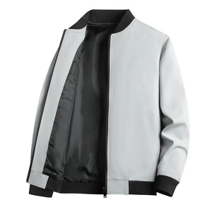 Leichte Luxus jacke Herren Einfache und kurze Motor Business Herren Jacken Set Noble Comfortable <span class=keywords><strong>Plain</strong></span> Soft shell Jacke Herren - Product Image 1