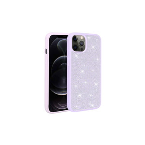 Coque en silicone brillante de luxe Netzy avec strass pour iPhone 13 Pro Max Édition Lilas Style Ins Mignon A55 7Plus 11Pro 14 Plus 8Plus - Product Image 1