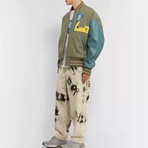 Blouson aviateur pour hommes personnalisé nouveau design veste d'hiver matelassée avec logo léger quantité en vrac de tissu tissé en laine vente en gros - Product Image 1