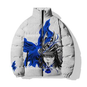 Custom Breathable Windproof OEM Men's Puffer <b>Jacket</b> with Stand Collar Waterproof & Eco-Friendly Front Logo Winter Wholesale - Product Image 1