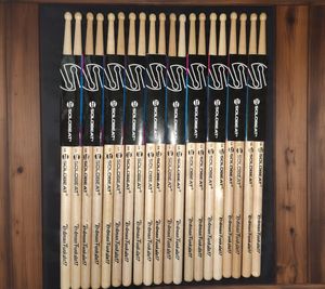 SOLOBEAT Premium 5A Baguettes de batterie en chêne, Peaux de batterie en peau de mouton, Chambre en bois de bouleau, Finition naturelle personnalisée, Pointe de baril faite à la main, 8 pouces, 300g - Product Image 3