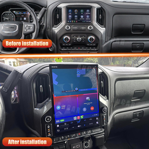 AuCar "أحدث سيارة Tesla اندرويد لاسلكية 13 سيارة Navi لـ GMC sierera Chevy Silverado إكسسوارات - Product Image 3