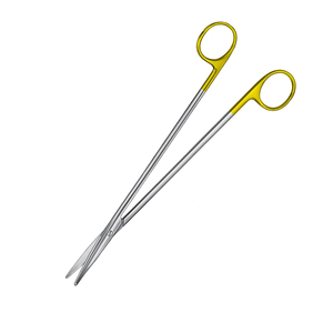 Mô hình tinh tế sóng cắt cùn Hướng dẫn sử dụng rắn thép không gỉ 175mm 6.78 inch một nửa Vàng adson cong mổ xẻ kéo TC - Product Image 3