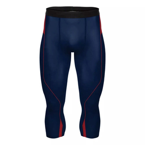 Pantalones de compresión elásticos para hombre, pantalones ajustados deportivos, mallas para hombre, pantalones de gimnasio de entrenamiento para correr de secado rápido para hombre a la venta OEM - Product Image 1