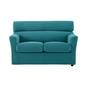 Canapé sectionnel 2 places en tissu, design linéaire moderne, minimaliste, confortable et pratique pour les petits appartements - Product Image 1