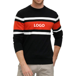 Vente directe d'usine Sweat-shirt à col rond pour homme de haute qualité Anti-rétrécissement Logo avant Mode Automne Hiver Tricoté 100% coton - Product Image 4