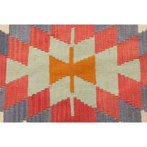 Alfombra Vintage de 5.5x9.2 pies, Alfombra Turca Grande, Alfombra Oriental Roja y Azul - Product Image 4