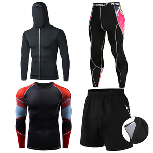 Midweight <b>Hooded</b> Eco-Friendly Training Tracksuit Full <b>Zip</b> Jacket and Breathable Pants Set - Product Image 1
