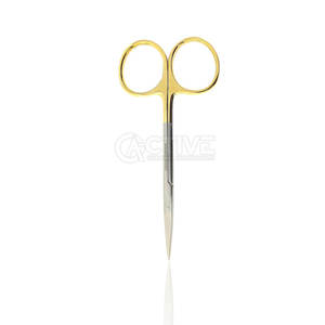 Tijeras Iris de alta calidad, instrumentos quirúrgicos rectos y curvos de acero inoxidable, tijeras Iris de acero inoxidable - Product Image 1