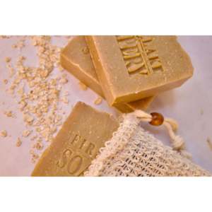 Goat Milk <b>Soap</b> with Shea Butter-Handmade Vegan Whitening & Antiseptic Bar 100g - Product Image 1