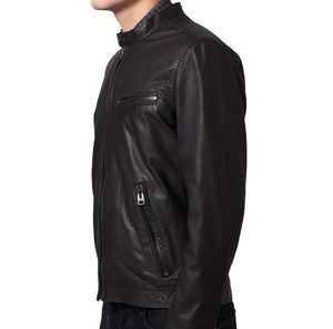 New 2024 Top Selling Men Stylish <b>Leather</b> <b>Jacket</b> Different Colors Available in Best Price <b>Leather</b> Men <b>Genuine</b> <b>Leather</b> <b>Jacket</b> - Product Image 5
