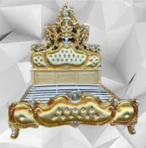 เตียงไม้แกะสลักเตียงเตียงหรูหราพิเศษ - Product Image 2