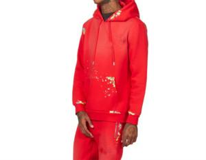 Trajes de sudor lavados con ácido de Flare apilados de cintura alta unisex, chándales atléticos e informales de invierno a la moda, talla XL - Product Image 1