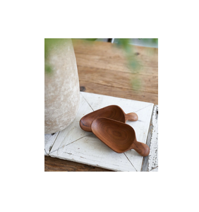 Cuillère à cuillère en bois cuillère à soupe mesure de mélange Scoop meilleure utilisation de la vaisselle de cuisine à manche court - Product Image 4