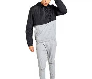 ชุดวินด์เบรกเกอร์ลำลองสำหรับผู้ชาย สไตล์สตรีทแวร์ ระบายอากาศได้ดี แห้งเร็ว น้ำหนักเบา ผลิตจากผ้าสแปนเด็กซ์/โพลีเอสเตอร์ เหมาะสำหรับเล่นกีฬาและกิจกรรมกลางแจ้ง มีฮู้ดและซิป - Product Image 1