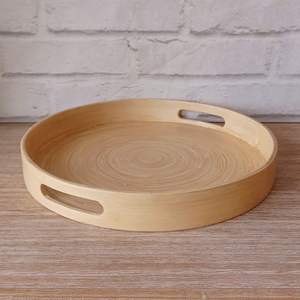 Vintage Boho Style <b>Bamboo</b> Serving Tray Eco-Friendly Material From Vietnam Good Price for <b>Rolling</b> Tray New Design - Product Image 1