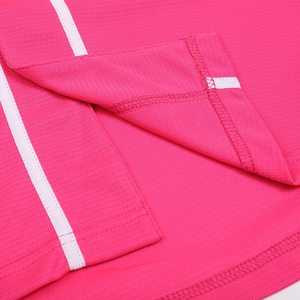 Maillot de baseball rose à manches courtes unisexe pour adulte, couleur unie, boutons sur le devant, respirant, en polyester, vêtements de sport - Product Image 4