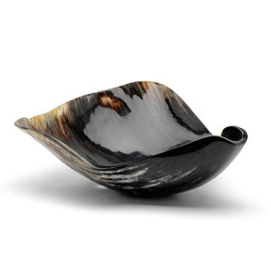 Bol de service à la mode corne concepteur corne bol naturel pour servir vaisselle artisanale bol à dîner fabriqué à la main pour la nourriture - Product Image 3