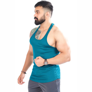 Camisetas de Tirantes Deportivas Personalizadas para Hombre, de Algodón y Elastano, para Gimnasio, Fitness y Culturismo - Product Image 6