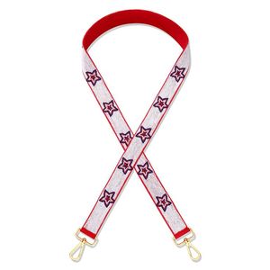 Correa de bolso de hombro hecha a mano con cuentas de semillas y Bordado de hilo, correa de bolso con cuentas coloridas con patrones étnicos hechos a mano - Product Image 2