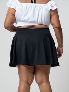Minifalda lápiz floral de talla grande para mujer, venta al por mayor, informal, cintura Natural, ecológica, transpirable, cómoda, verano, OEM, ODM - Product Image 4