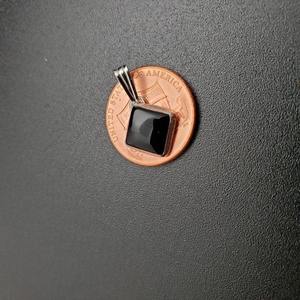 Joyería de piedras preciosas de ónix negro para mujer, colgante de estilo bohemio plateado, joyería de plata de ley 925, colgante hecho a mano de tendencia, Regalo para mamá - Product Image 4