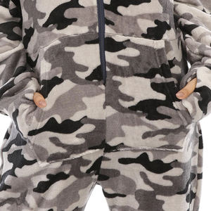 เทอร์รี่ผ้าฝ้ายพิมพ์ลายสำหรับผู้หญิงชุดสูทแฟชั่นสุดฮ็อตใส่ได้ทั้งชายหญิงมีฮู้ดชุดทำงานออกแบบได้ตามต้องการ - Product Image 6