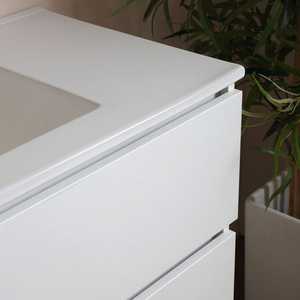Bathroom Cabinet with 120 cm Integrated Sink and Belize <b>Mirror</b> Elegant Bathroom <b>Sets</b> - Product Image 6