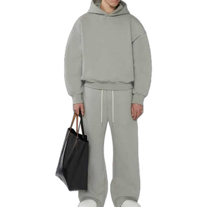 High Quality Cotton Thick <b>Baggy</b> Oversize Casual Tracksuit Men Trending XL Plus Size Winter Sport <b>Jogger</b> Breathable Eco-Friendly - Product Image 2