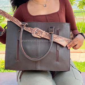 Sac fourre-tout en cuir repoussé à la main pour femmes Sac à main en cuir véritable Sacs à bandoulière multi-fonctions de créateur de luxe de haute qualité - Product Image 5