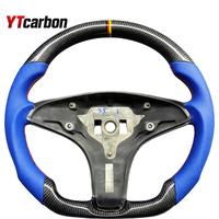 YTcarbon pour SL SLK SLR GLK R230 R171 R199 X204 AMG, véritable fibre de carbone, volant à pagaies en carbone, accessoires intérieurs de voiture
