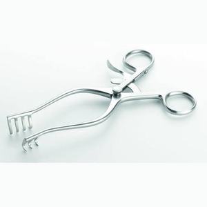 Instruments chirurgicaux vétérinaires auto-retenus Weitlaner en acier inoxydable, à manivelle, pointe/tracteur à bout arrondi, RS Surgical - Product Image 6